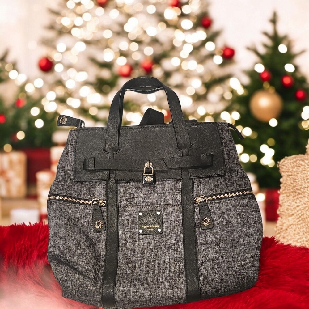 2 BAG BUNDLE - VGC (2) Henri Bendel Large Jetsetter Convertible Backpack…